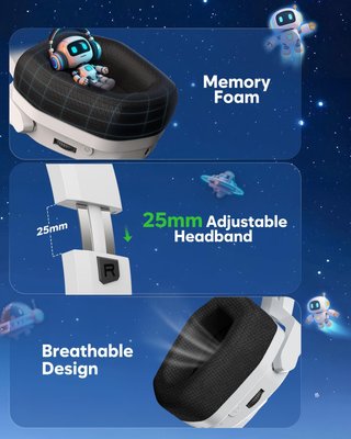 NUBWO Auriculares Gaming inalámbricos PS5