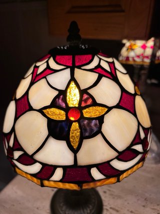 Lámpara de mesa Tiffany pequeña