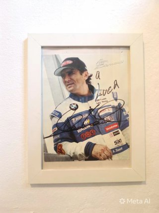 Alex Zanardi Autografo Originale con Dedica