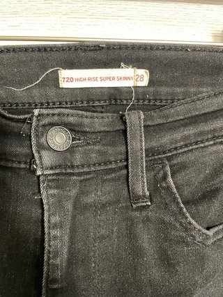 Jeans Levi's 720 Negros Mujer w 28 l32
