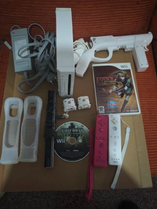 Consola Wii con juegos y accesorios