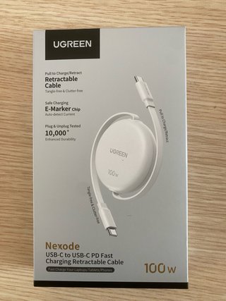 Cable USB C UGREEN 100W Retráctil