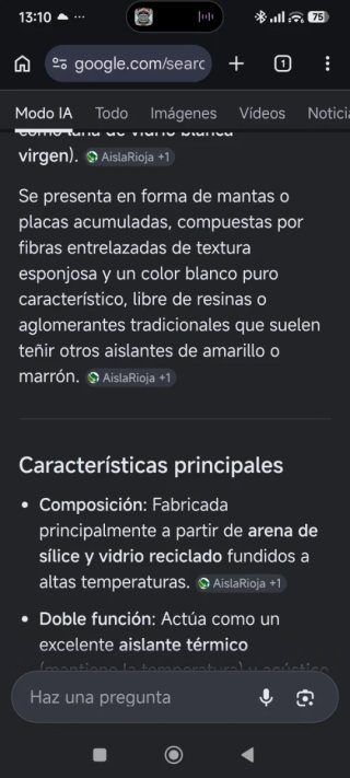 Aislamiento térmico y acústico