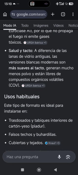 Aislamiento térmico y acústico