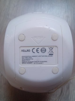 Radio Despertador Kiwie Luz Ambiental sonido natur