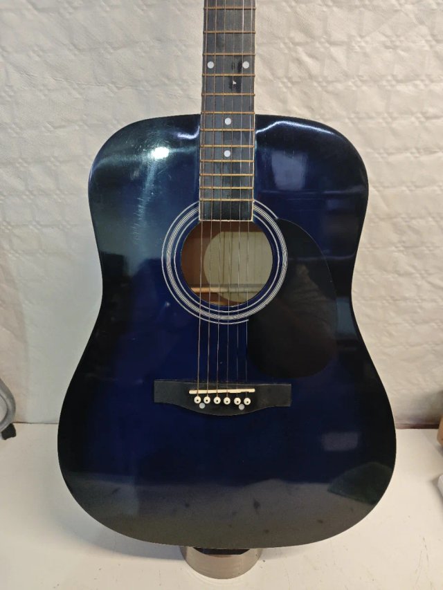 Guitarra Acústica Leboncat Negra