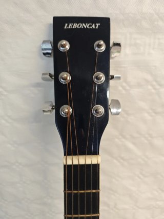 Guitarra Acústica Leboncat Negra