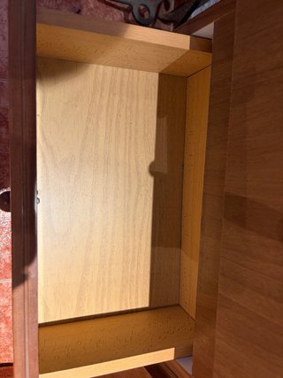 Mueble entrada espejo, armario pequeño y 3 cajones