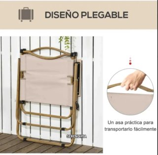 Sedia pieghevole da esterno