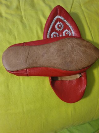 Babuccia marocchina rossa