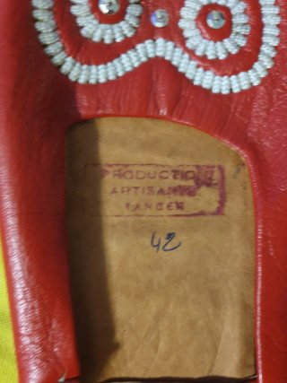 Babuccia marocchina rossa