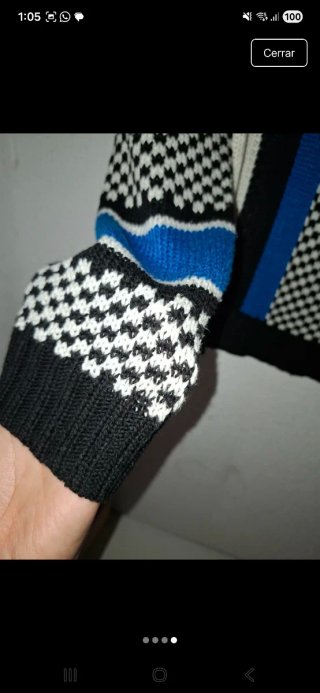 Jersey Denimlab Negro, Azul y Blanco