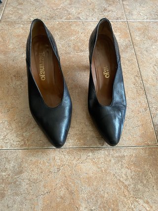 Zapatos de piel negros T.38
