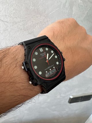 Reloj Pulsar Quartz Digital Alarma Chrono