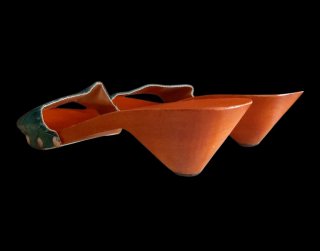 Zuecos Madera Serpiente Turquesa Talla 37