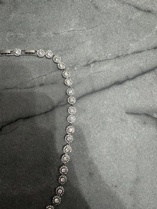 Collana Swarovski Angelic Argento Nuova