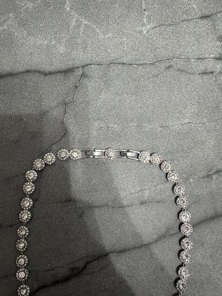 Collana Swarovski Angelic Argento Nuova