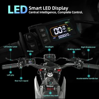 Pitbike Eléctrica Valtinsu EM5/EM5 Pro