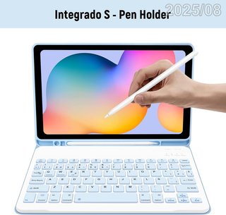 LIELAX Funda Teclado Samsung Galaxy S6 Lite ESP Ñ