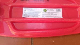 Monopatín rojo para niños