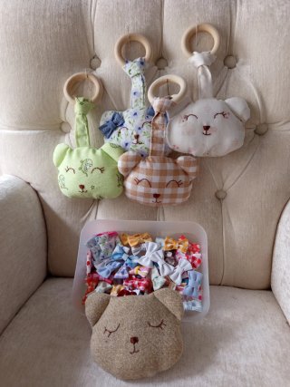 Sonajeros de peluche para bebé