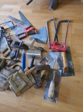 Lote de herramientas de Albañilería