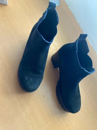 Botines negros plataforma T40