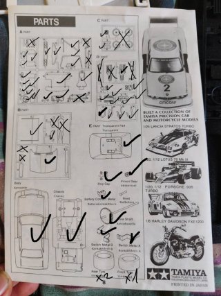 Maqueta Tamiya BMW 320i Racing 1/24