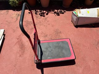 Carro plataforma plegable transporte