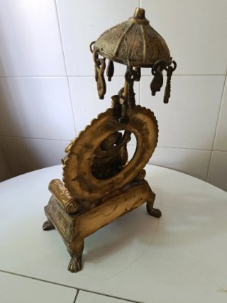 Estatua de bronce hindú Ganesha
