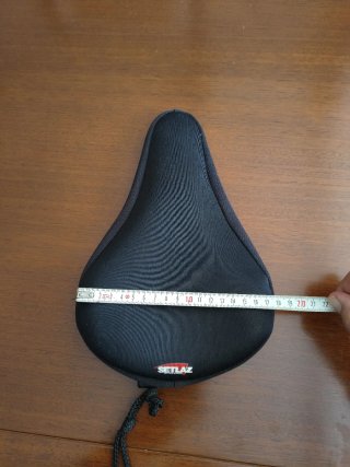 Funda Gel Sillín Bicicleta Negra