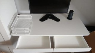 Mesa Escritorio Ikea Relatera Blanca