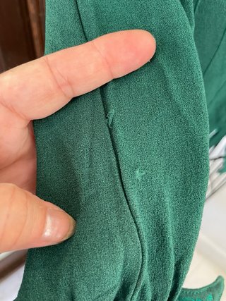 Blusa vintage 1970 verde