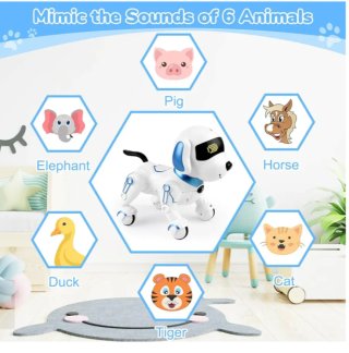 BRITIK Perro Robot juguete interactivo