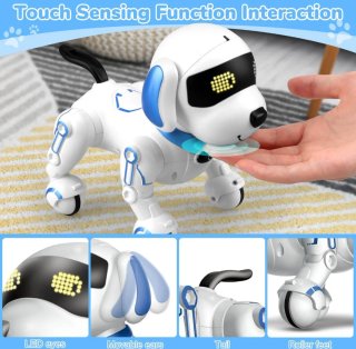 BRITIK Perro Robot juguete interactivo