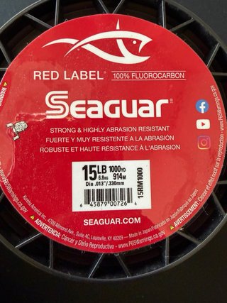 Hilo de pescar Seaguar Red Label Fluorocarbon