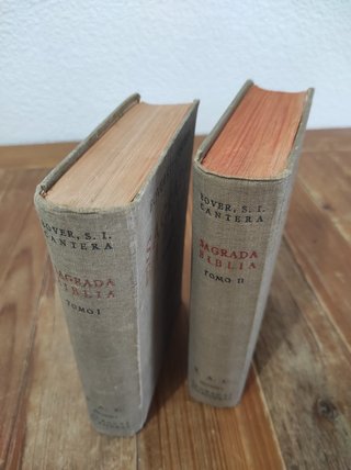 Sagrada Biblia Bover S.I. - Cantera. 1ª ed. 1947