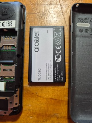 Alcatel 1054D Negro 3 Tarjetas