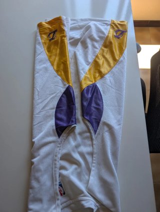 Camiseta Tirantes Lakers Champion Blanca/Dorada L
