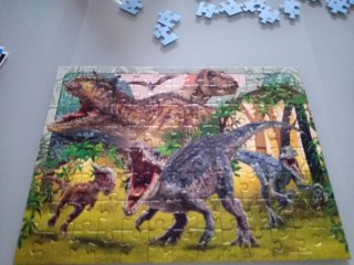 Puzzle Jurassic World Dinosaurios