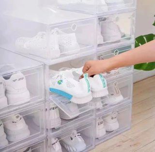 24 Caixas Organizadoras Empilháveis para Sapatos