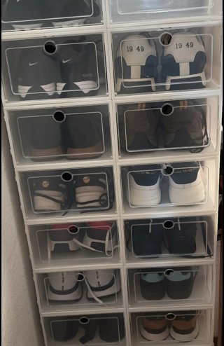 24 Caixas Organizadoras Empilháveis para Sapatos