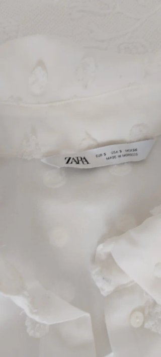 Blusa Zara Blanca