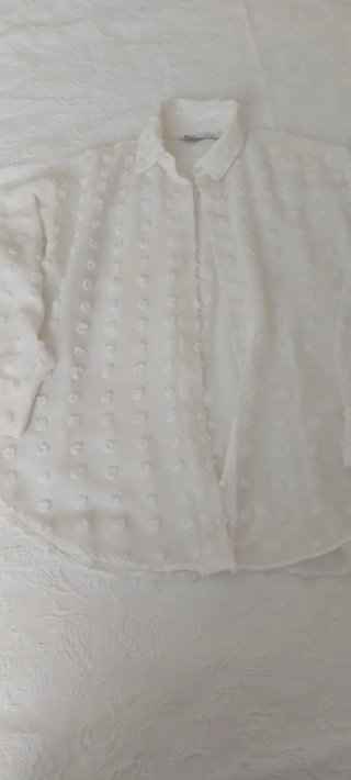 Blusa Zara Blanca