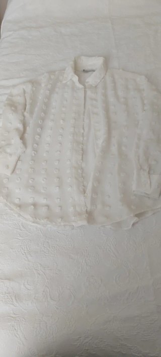 Blusa Zara Blanca
