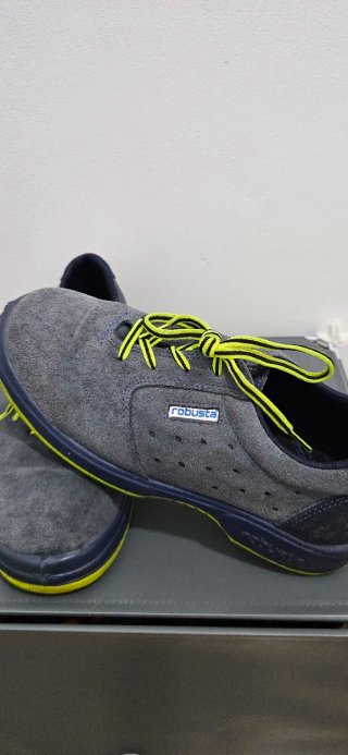 Zapatos de seguridad Robusta grises y azules
