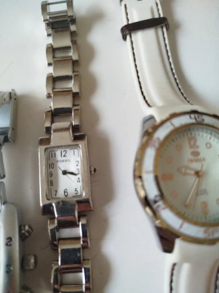 Lote 4 Relojes Casio, Justina, Fóssil y Marea
