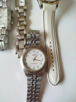 Lote 4 Relojes Casio, Justina, Fóssil y Marea