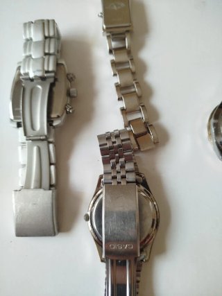 Lote 4 Relojes Casio, Justina, Fóssil y Marea