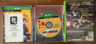 Yakuza Like a Dragon + NFS Carbono Xbox